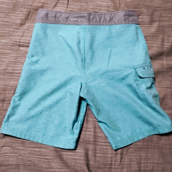 Men's rip curl board shorts size 28 aqua blue - Picture 2 of 4